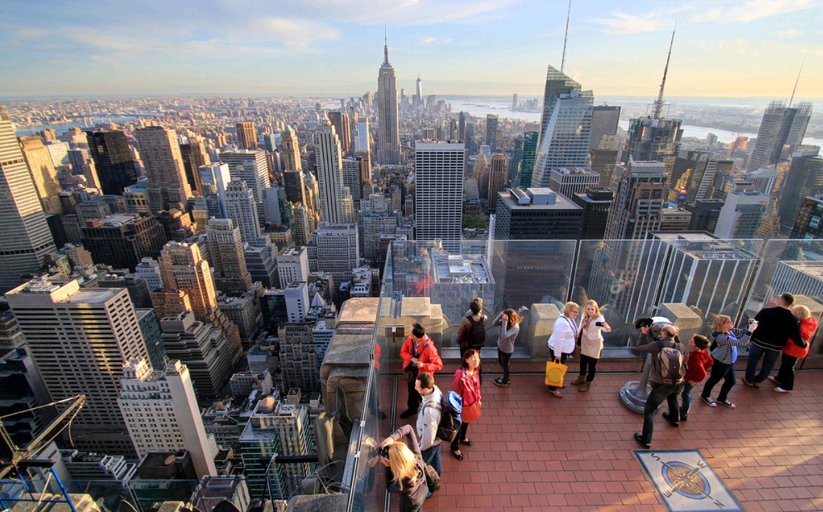 【即时确认】纽约洛克菲勒中心峭石之巅观景台门票-纽约最佳观景点