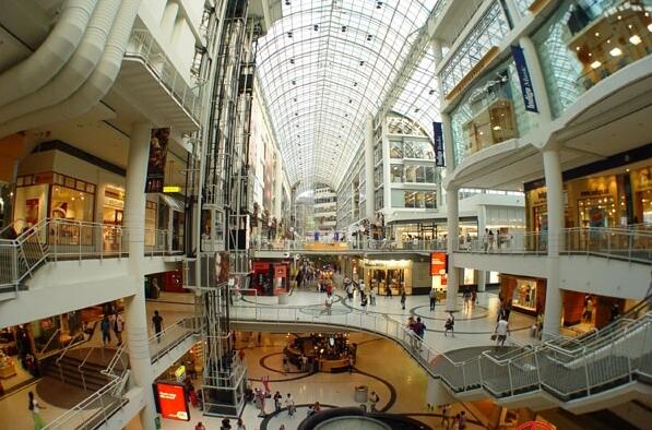 蒙特利尔购物中心-Montreal Eaton Centre