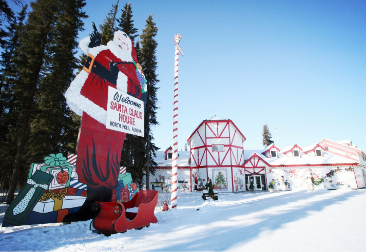 美国圣诞节旅游好去处-阿拉斯加北极村