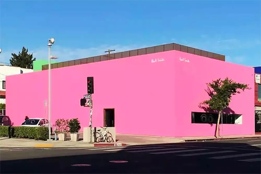 粉色外墙漆效果图大全图片