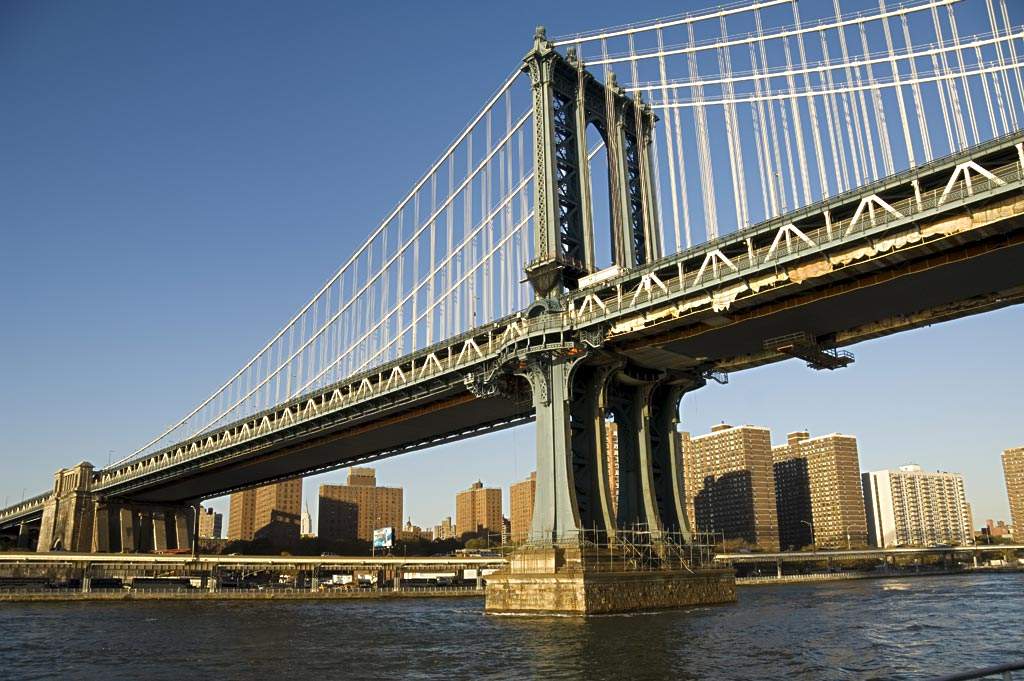 纽约步行一日游景点线路-曼哈顿大桥