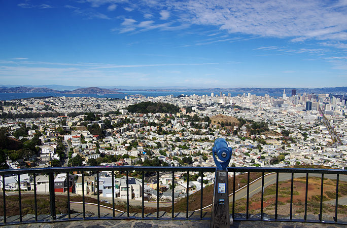 旧金山旅游必去景点-双子峰