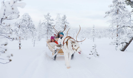 芬兰 罗瓦涅米 2日环游北极圈 精品9人小团（狩猎北极光+滑雪+玻璃屋住宿+传统桑拿+冰湖钓鱼+冰雪城堡+驯鹿雪橇//提前预定更优惠）